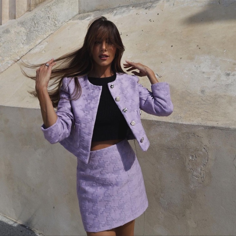 Blogger Favorite Nwt Mango Houndstooth Jacket - image 2